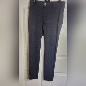 NWT Apt.9 8P Gray SkinnyMidrise StrightLegs StretchKnit TummyControl Women Pants